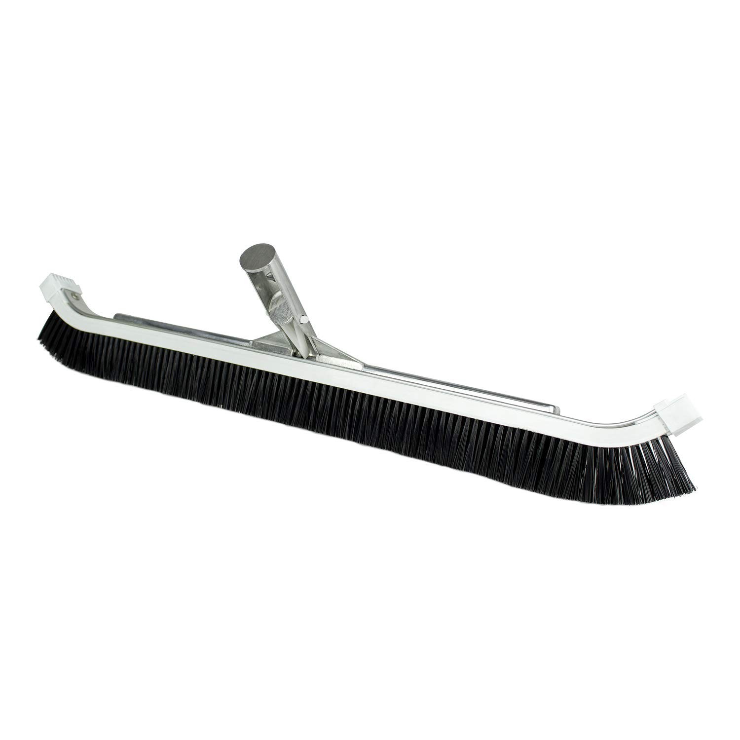 24&Prime; Aluminum Back Brush for Pool Cleaning – Heavy Duty, Commercial Grade Tool