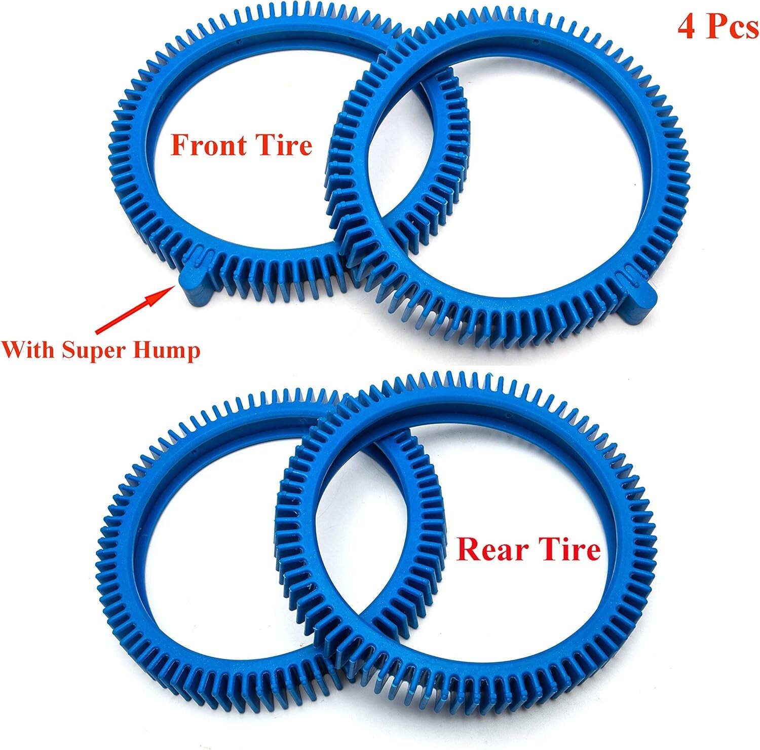 The Pool Cleaner Front Rear Tire Replacement Blue 896584000-143 PoolCleaner Kit