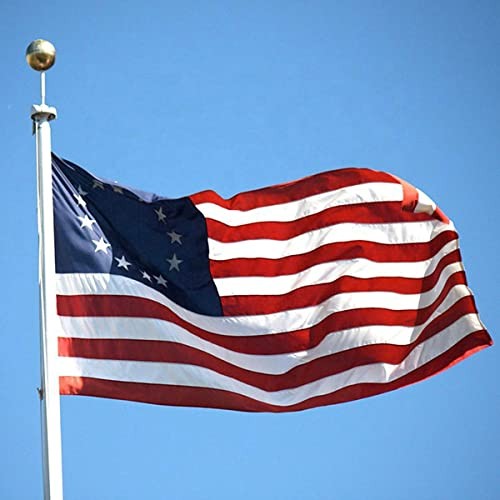 Betsy Ross Flag 3×5 foot | Heavy Duty Traditional Red, White and Blue