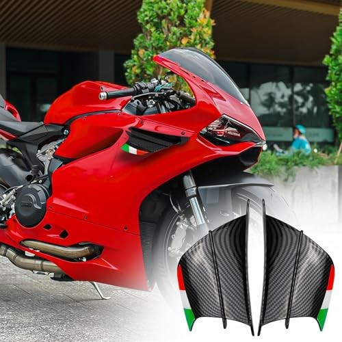 Motorcycle Winglet Aerodynamic Wing Kit Spoiler Compatible with Ducati 899 959