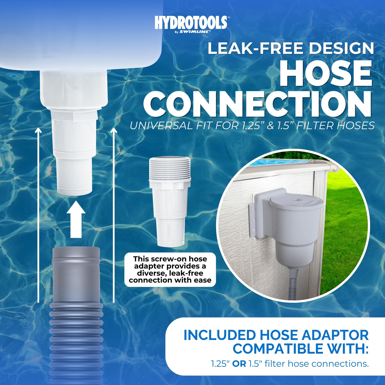 Super HydroTools by Swimline Standard ABS Thru-Wall Pool Skimmer,Limited Edition