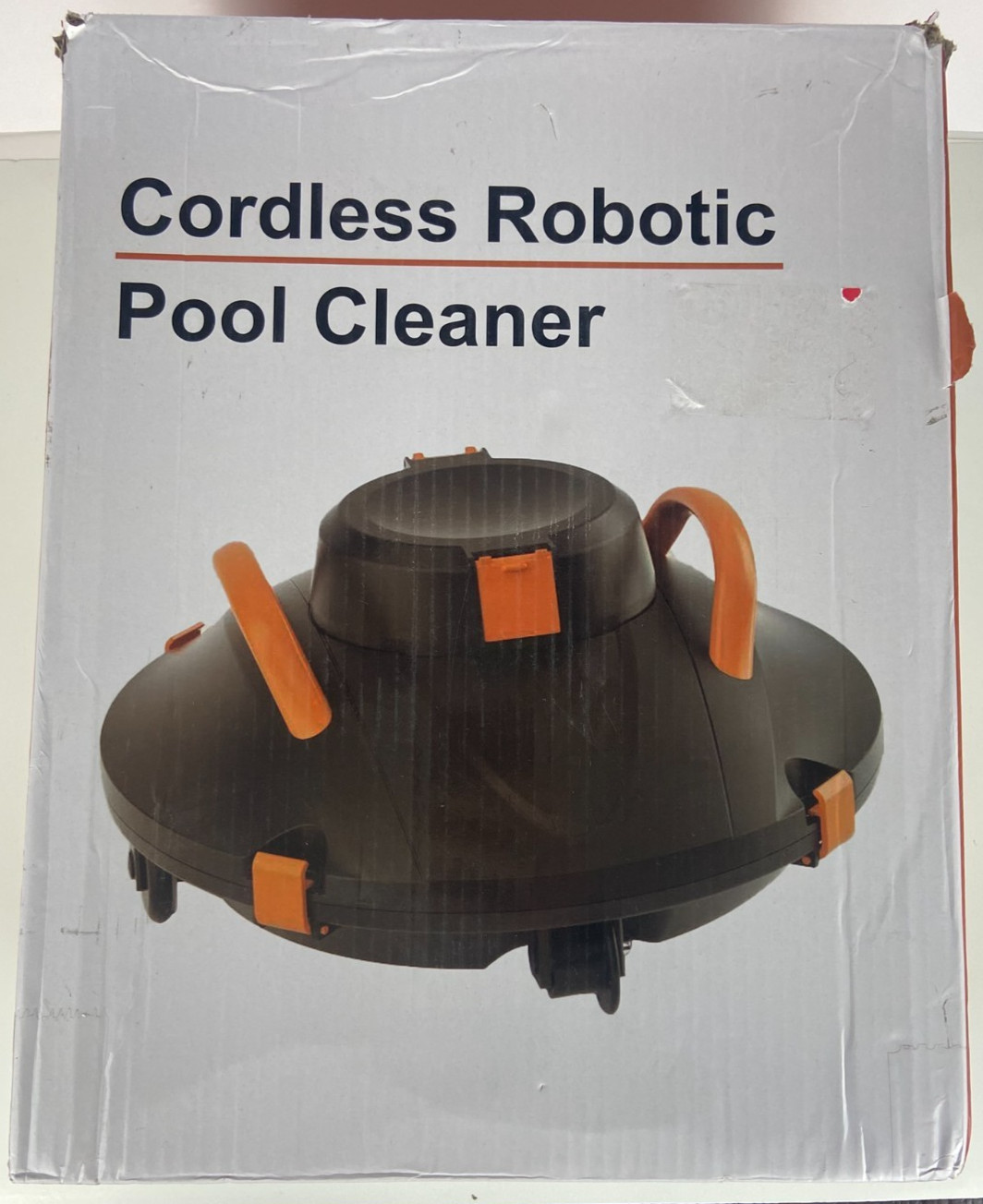 Cordless Robotic Pool Cleaner Vacuum for Above or In Ground Pools 110 Min Cycle