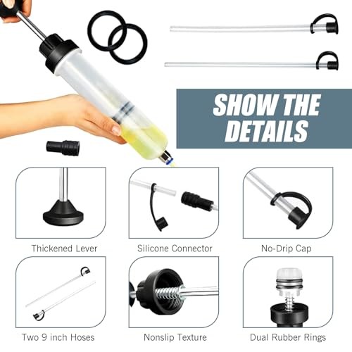 1 PC Car Manual Oil Extraction Pump, 200CC Power Steering Transmission Car