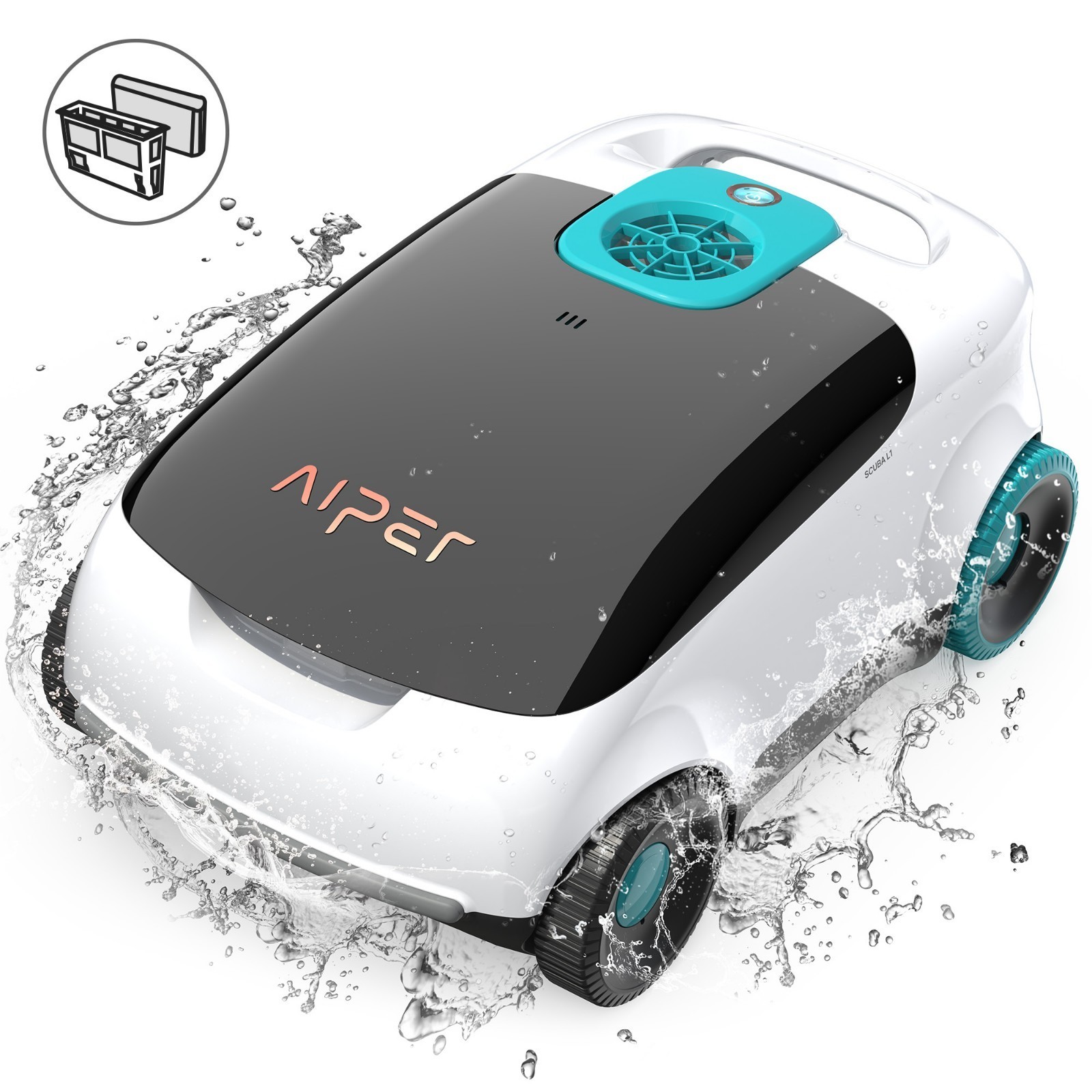 AIPER Scuba L1 Pool Cleaner Robot for Above Ground Smart Parking Pool Vacuum