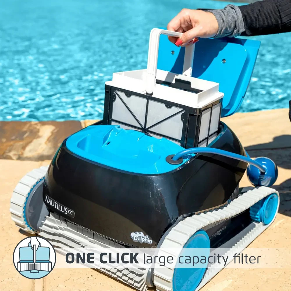Dolphin Nautilus Robotic Pool Cleaner with Clever Clean