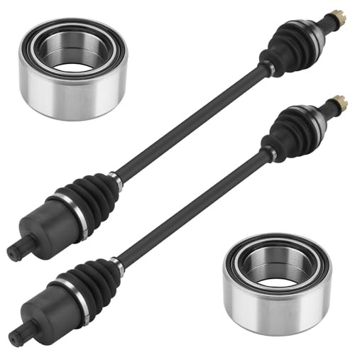 Front Left or Right CV Axle & Wheel Bearing – 2 Front Axles & 2 Wheel Bearings