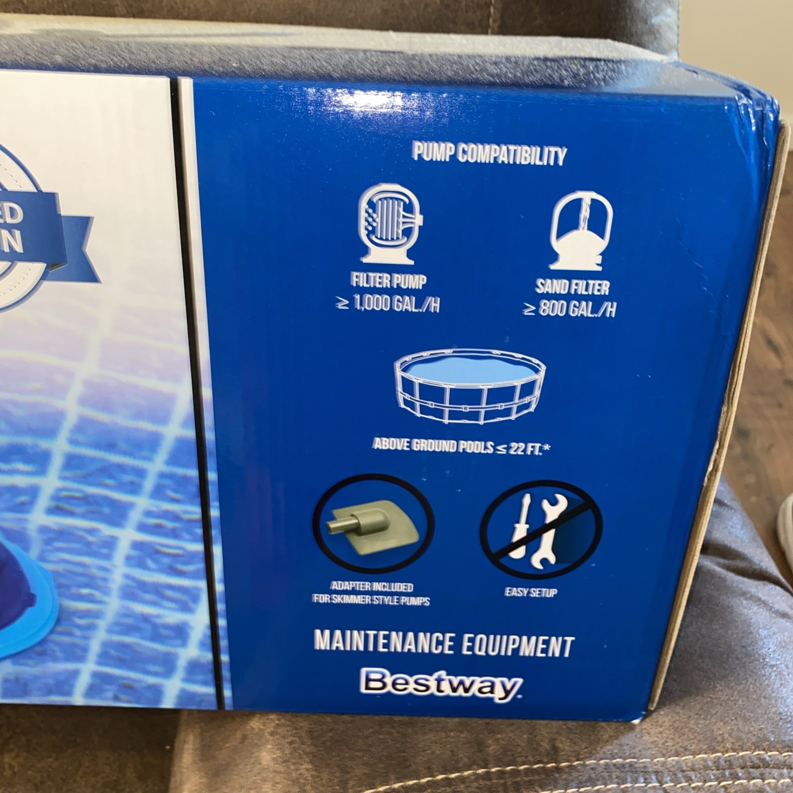 BESTWAY FLOWCLEAR AQUACLIMB AUTOMATIC WATER-POWERED POOL CLEANING VACUUM