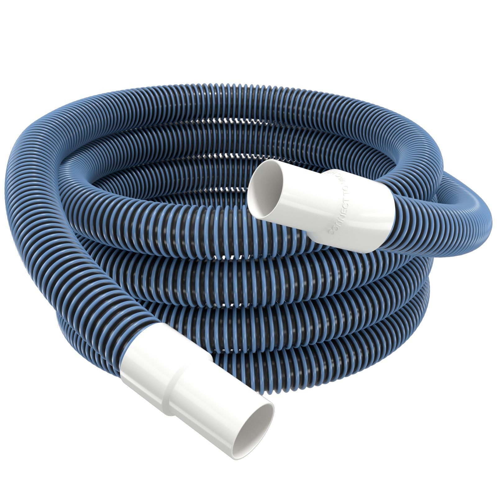 Pool Vacuum Hose With Swivel Cuff 1-1/2&Prime; Diameter 18FT Flexible 18 feet,