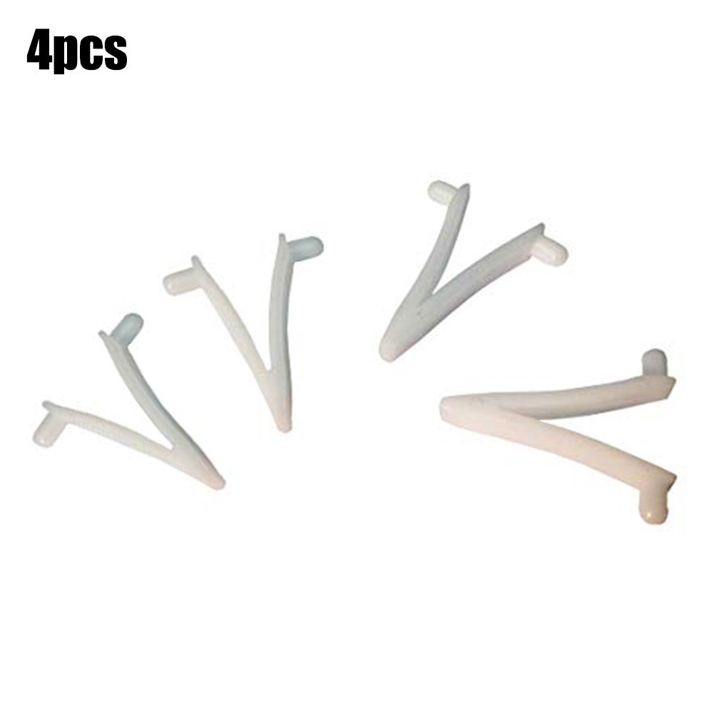 4 Pcs V-shaped Wishbone Spring Clip For Swimming Pool Telescopic Poles Tools