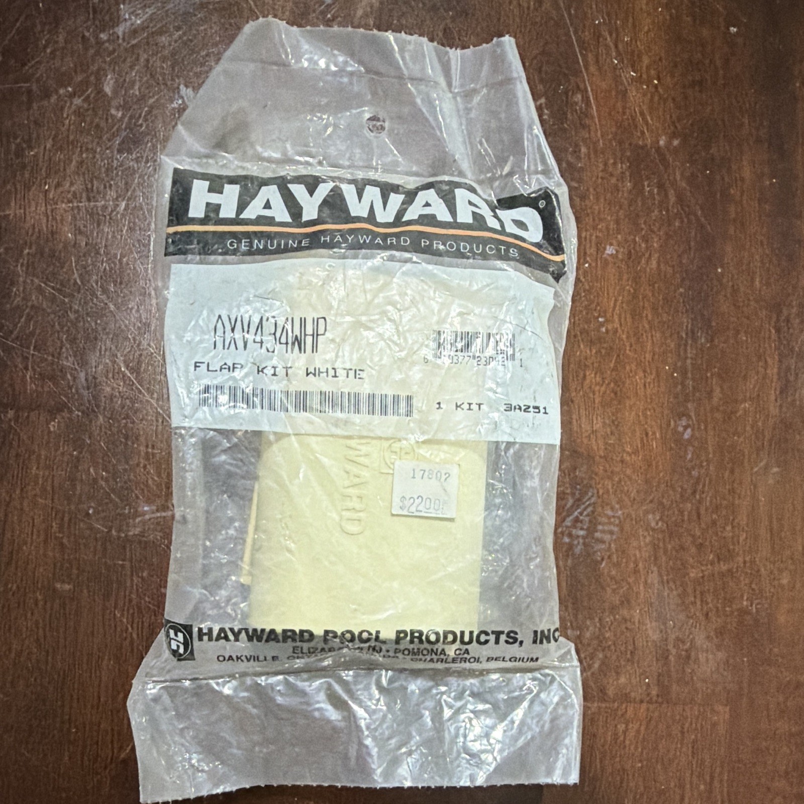 OEM NEW Hayward AXV434WHP Flap Kit White Pool Cleaner Flap, Chlorine Resistant