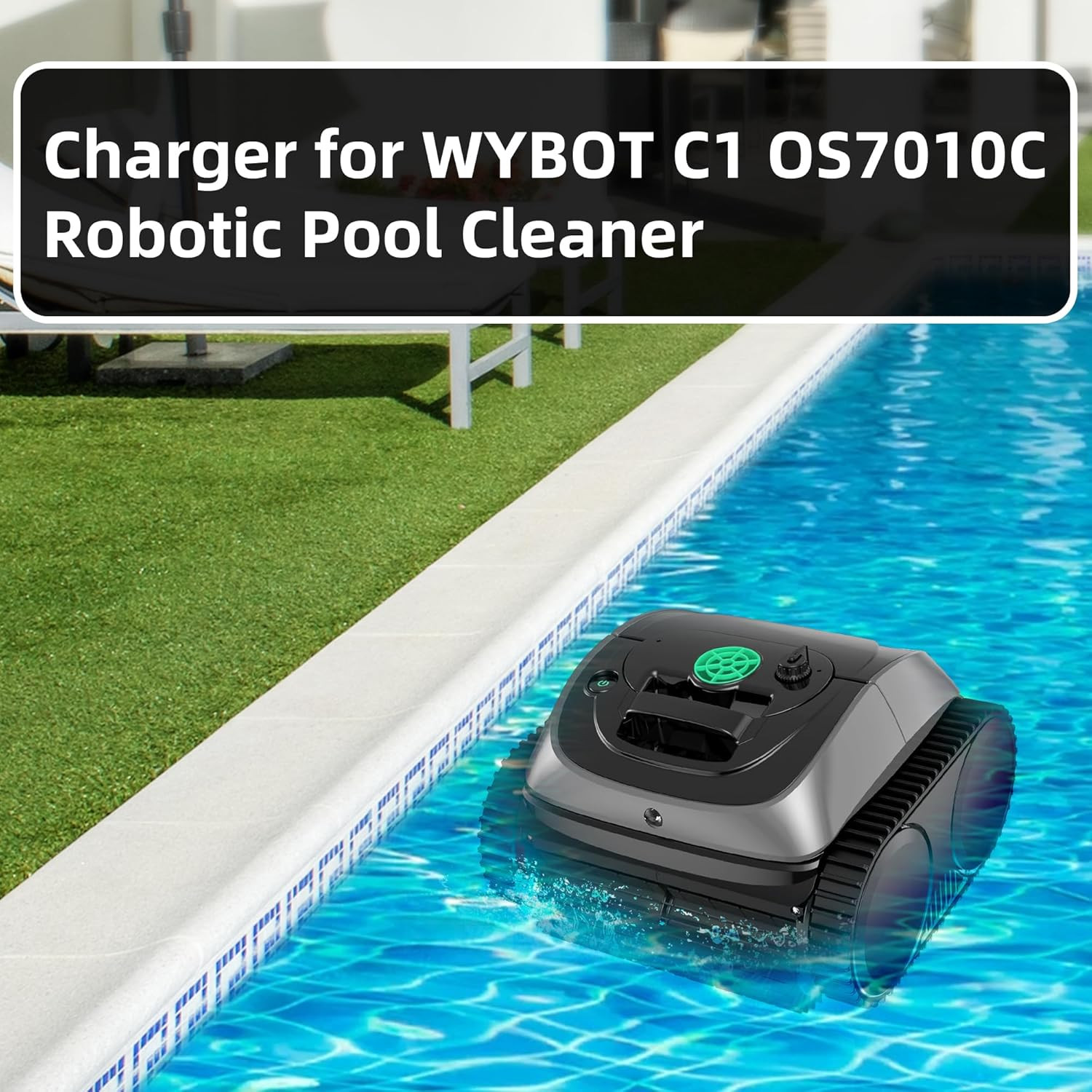 Replacement Charger for WYBOT C1 Cordless Robotic Pool Vacuum OS7010C