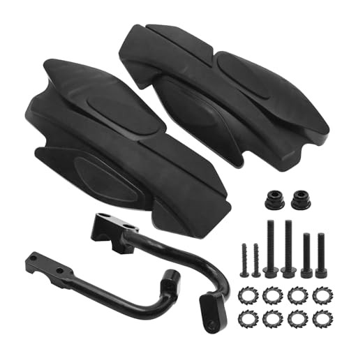 2876846 2PCS Black Handguards with Mount Brackets Kit Replacement for Polaris