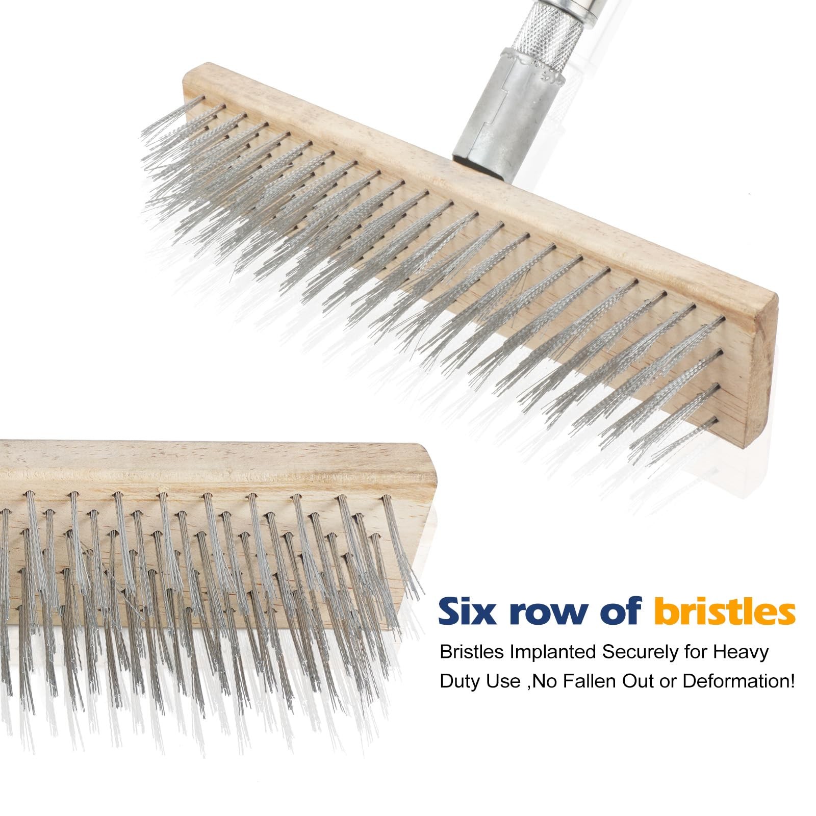 Floor Scrub Brush, Deck Brushes for Scrubbing Heavy Duty, Concrete Scrubber O…