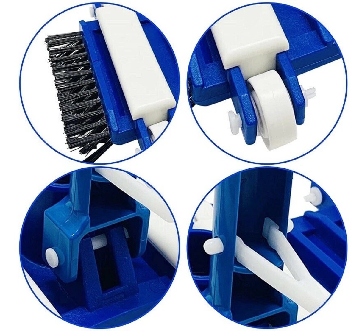 14 Inch Heavy Duty Pool Vacuum Head with Wheels for Easy Cleaning