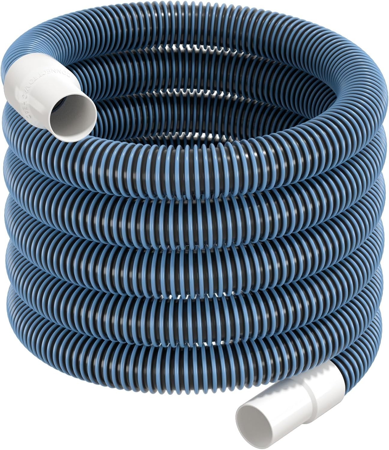 Heavy Duty 1.5 » x 18ft Pool Vacuum Hose with Swivel Cuff for Efficient Cleaning