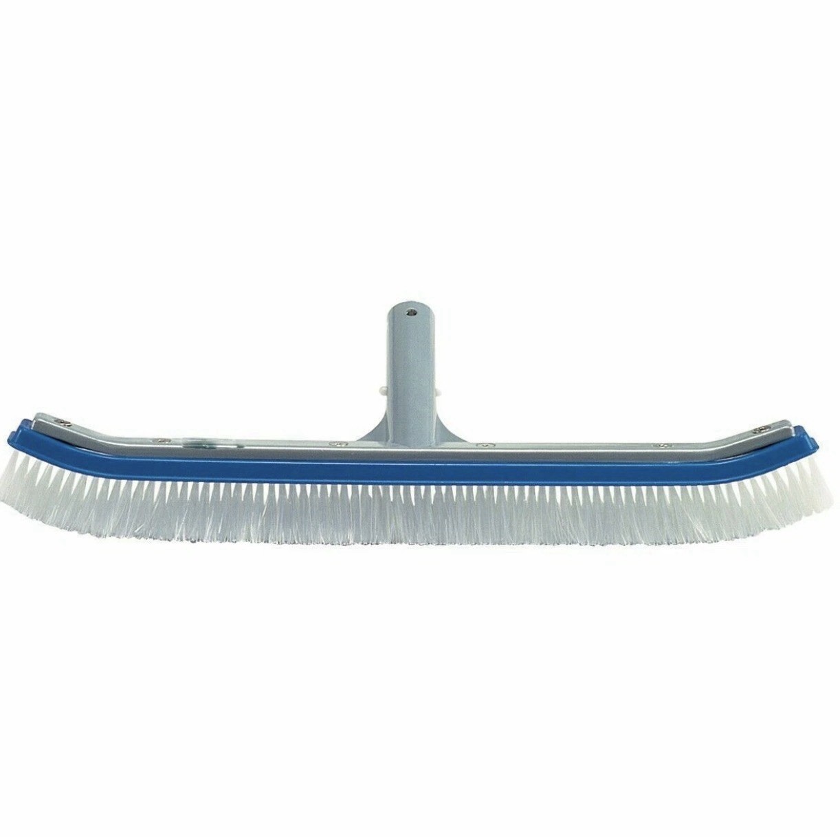 New Blue 18&Prime; Curved Wall Brush Aluminum For Swimming Pool Vinyl, Fiberglass