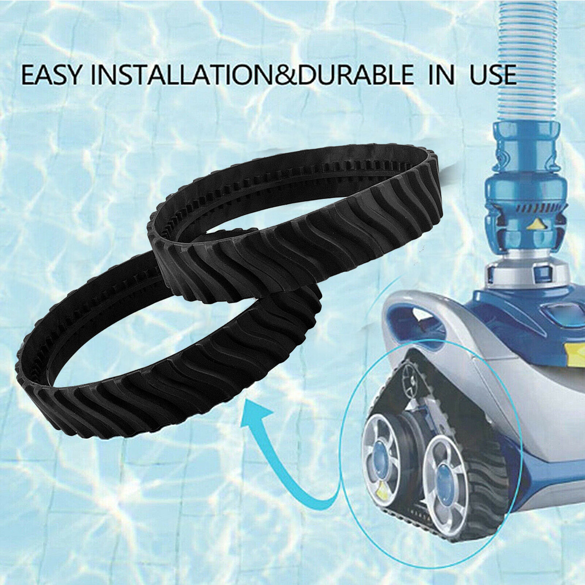 2 PK MX8 MX6 Pool Cleaner Tire Track R0526100 For Zodiac MX8 Elite, MX6 Elite