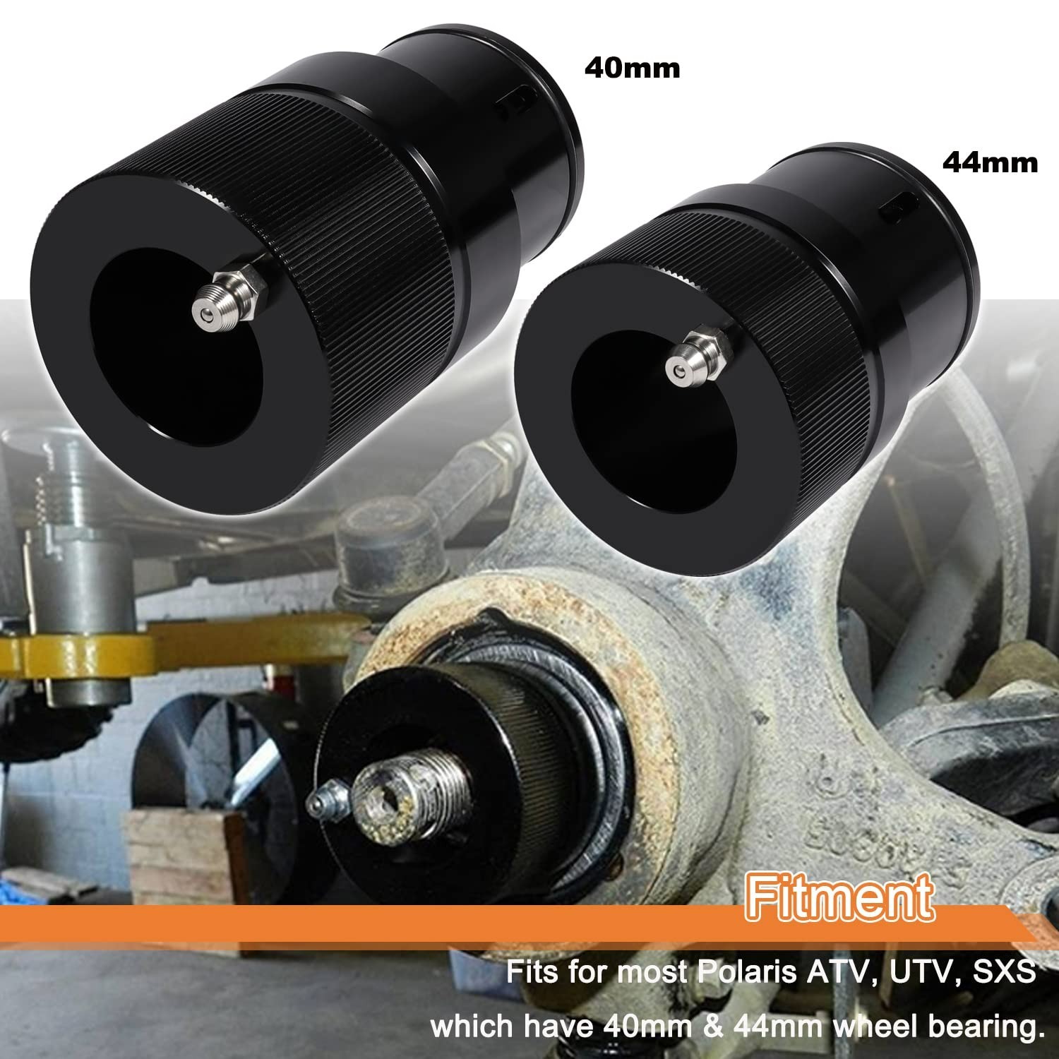 40/44mm Wheel Bearing Greaser Tool for Polaris Ranger Sportsman RZR XP1000