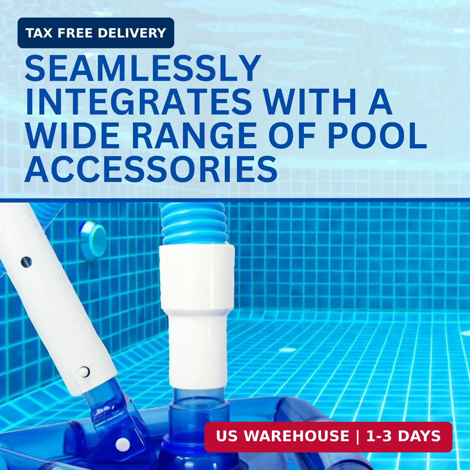 SWIMLINE HYDROTOOLS Standard Swimming Pool Vacuum Hose 1.25&Prime; X 18&prime; For Inground