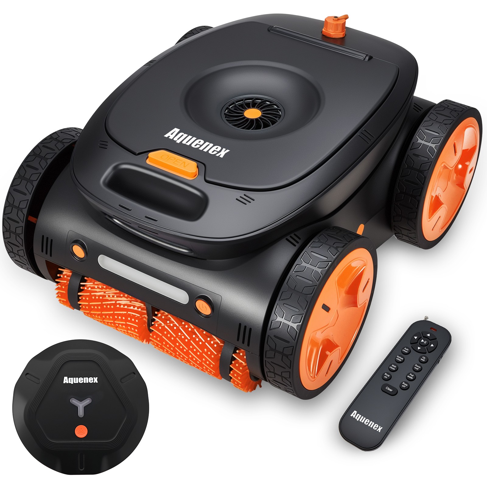 Robotic Pool Cleaner, Cordless Pool Vacuum for Inground Pools,APP&Remote Control