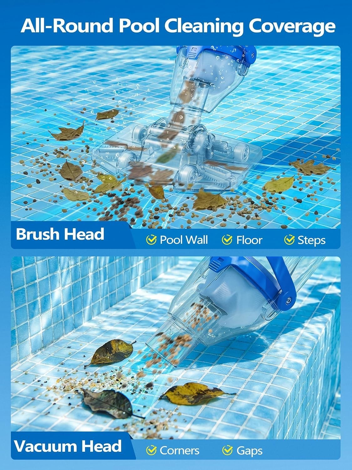 Next-Gen Cordless Pool Vacuum – High Suction & Quick Charge Technology