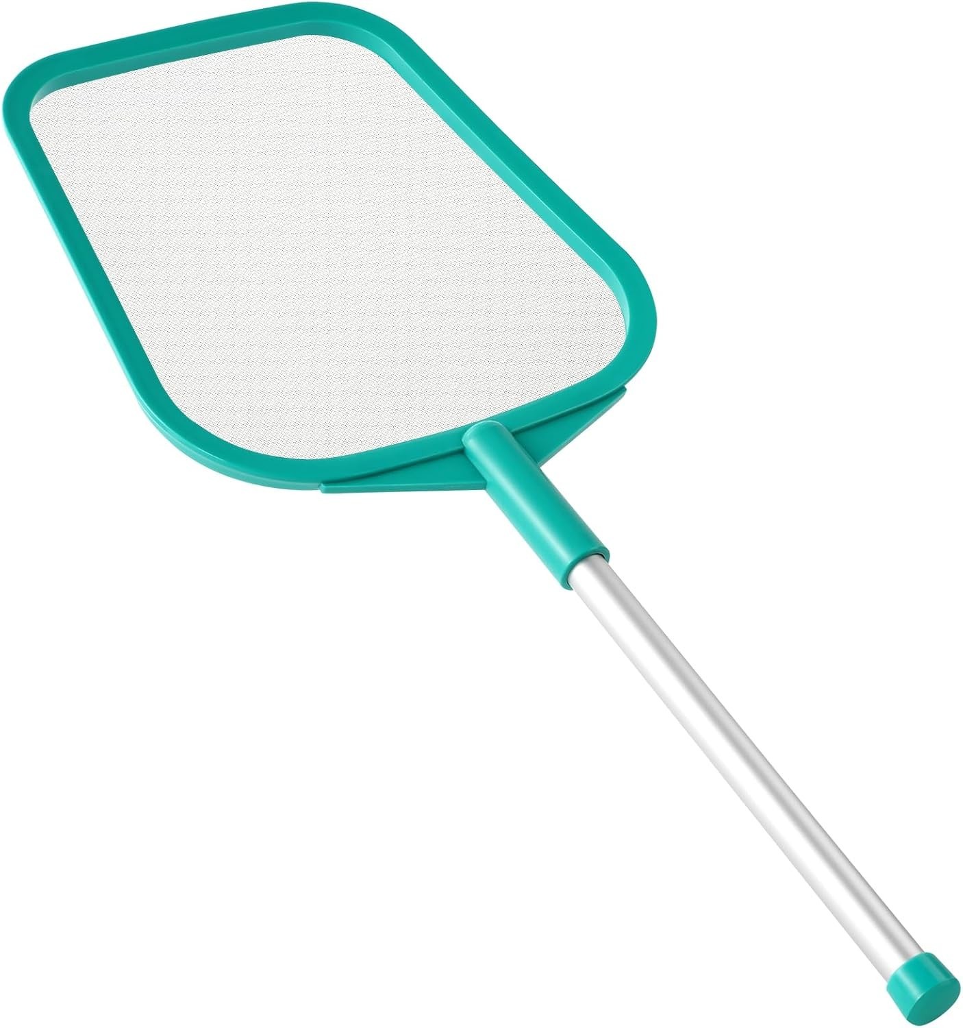 Pool Skimmer Net with Pole, Fine Mesh, Solid Plastic Frame for Pool & Hot Tub