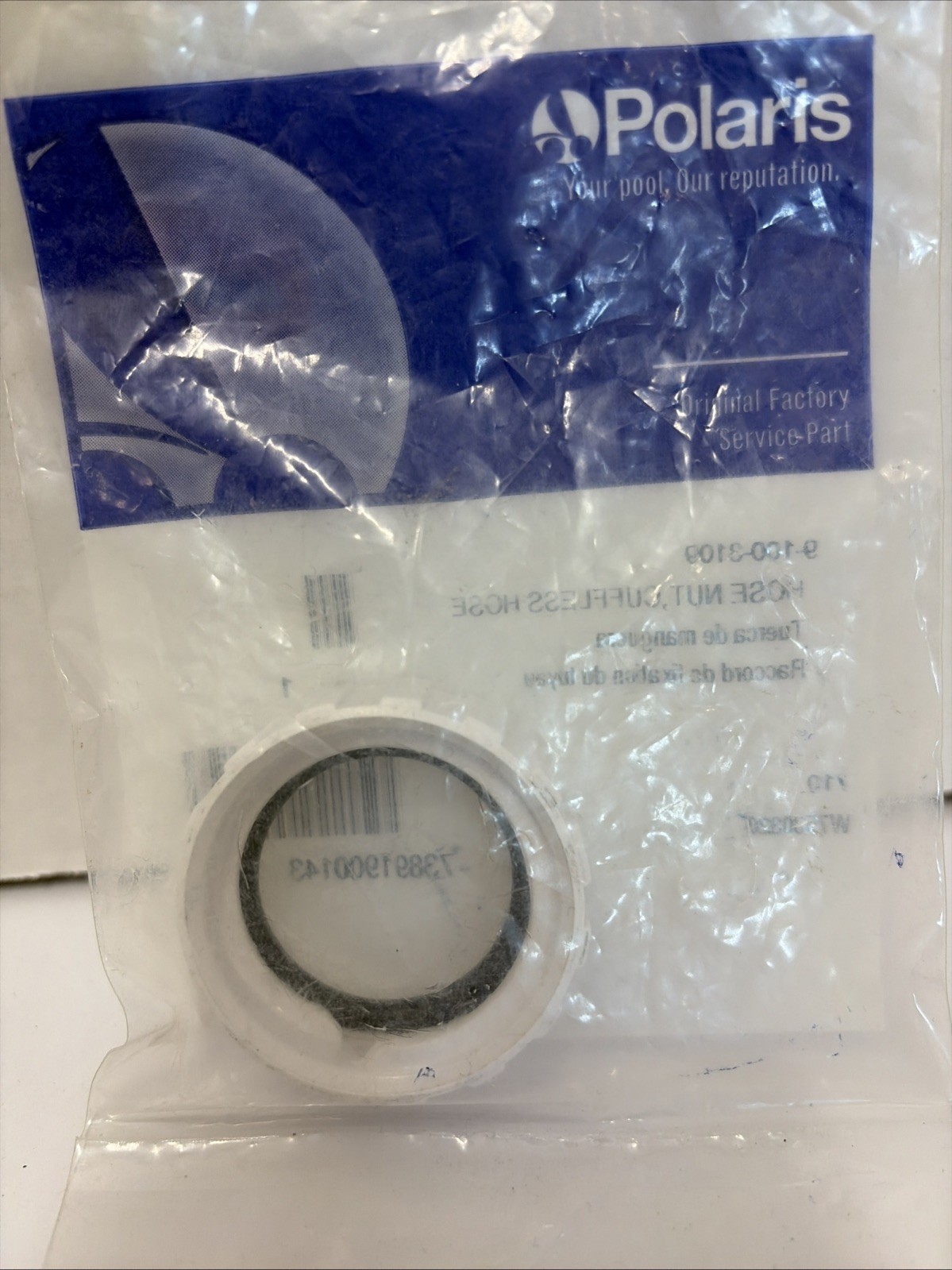 Polaris 360 Nut Cuffless Hose 9-100-3109 Genuine OEM new
