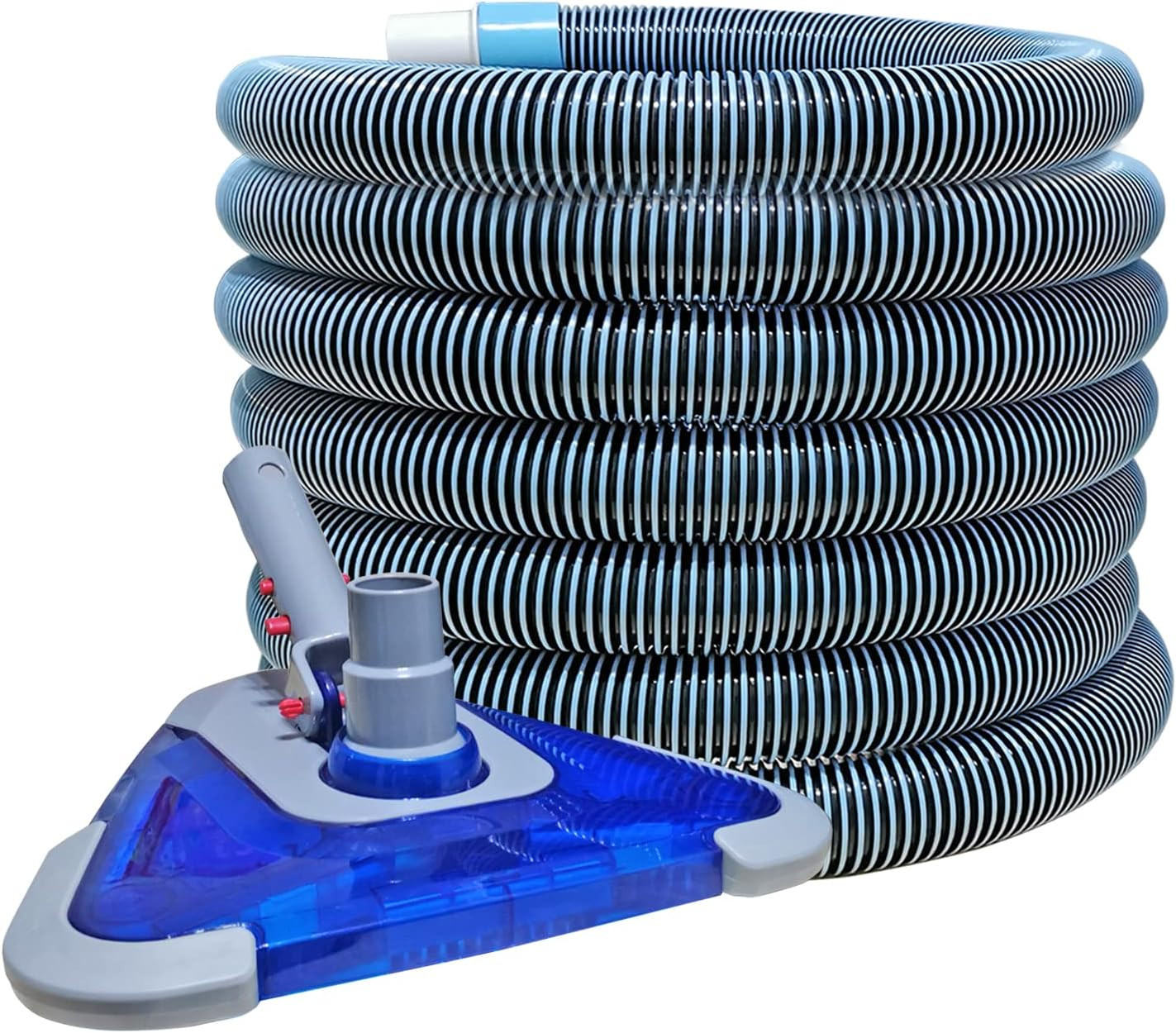 1.5-Inch X 24-Feet Swimming Pool Vacuum Hose with Triangular Weighted Head