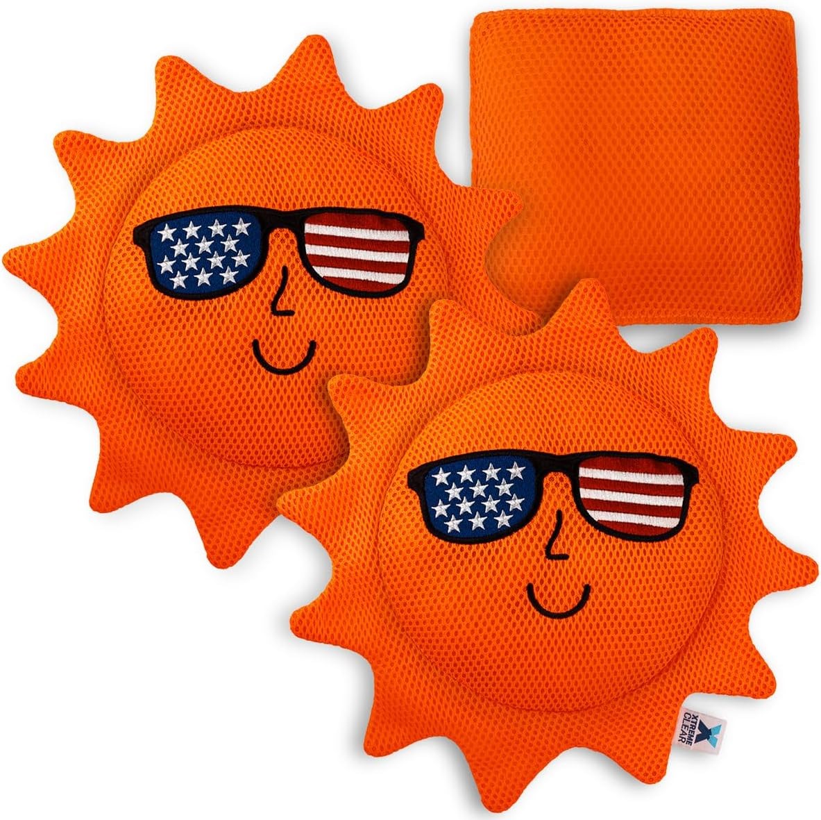 3 Pack Scum Absorber for Spa Hot Tubs, Reusable Spa Tub Cleaner, Oil, Orange