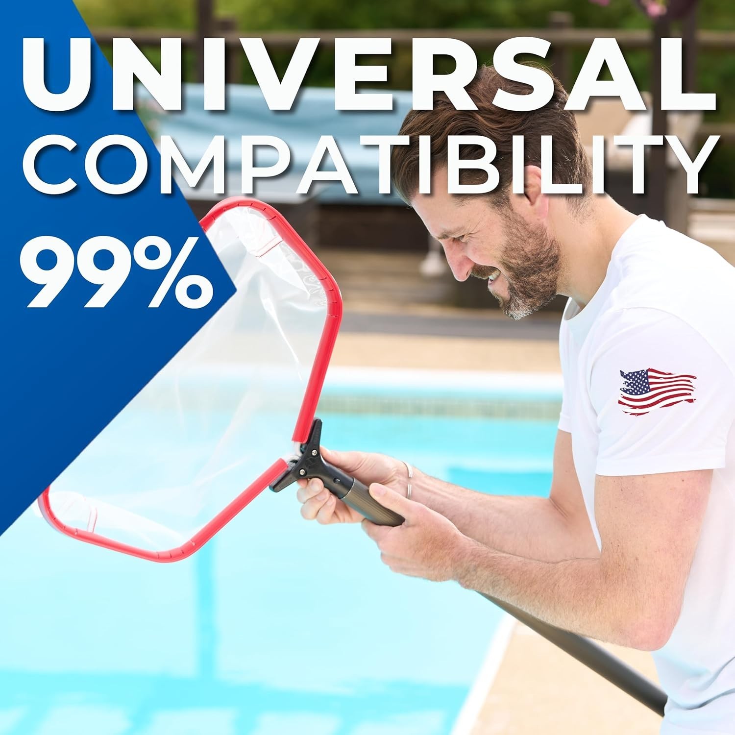 ProTuff 17&Prime; Silt Net Pool Skimmer – 2 Year Unconditional Free Replacement