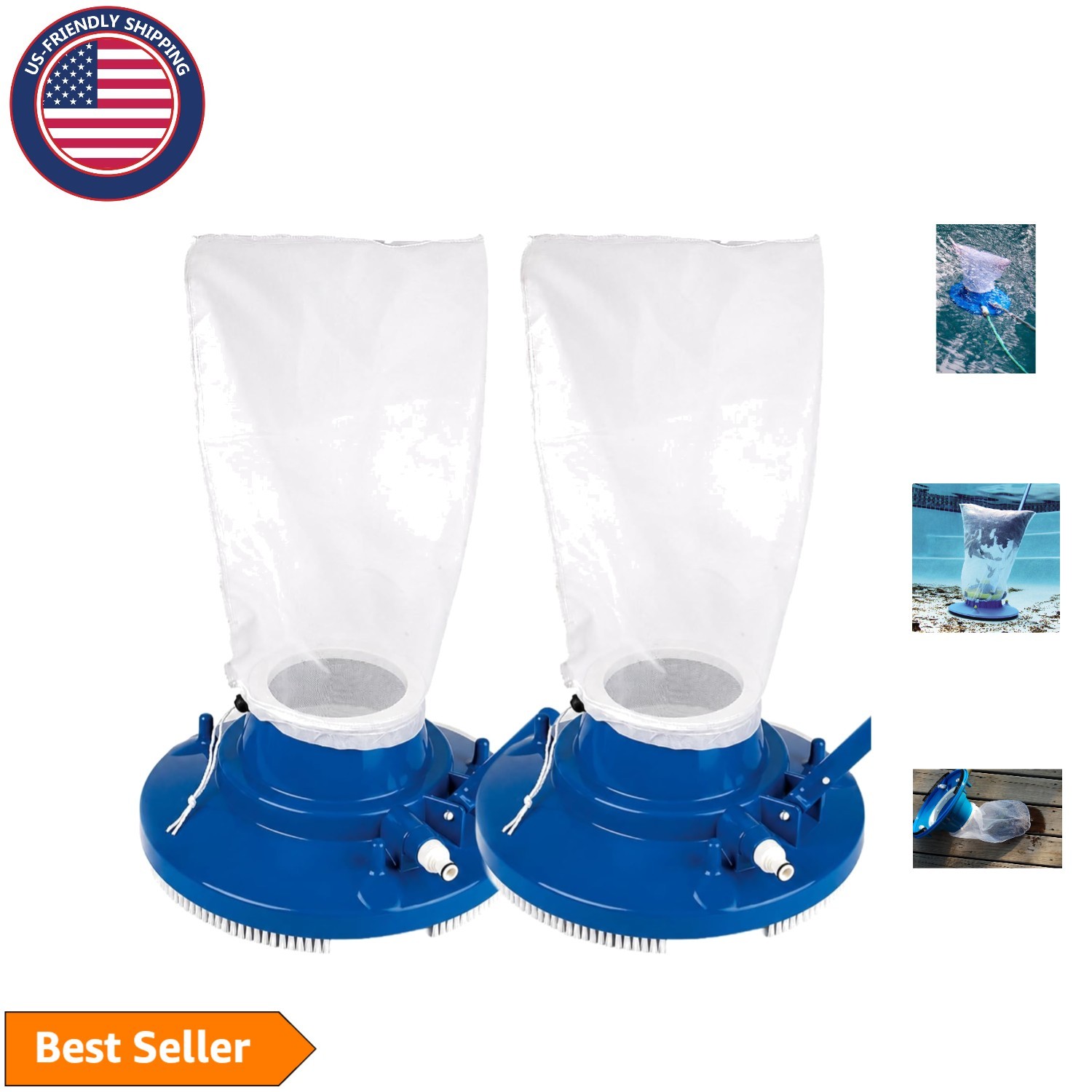 Durable Pool Leaf Catcher Replacement Bag – 24×16 Inches, Portable & Efficient