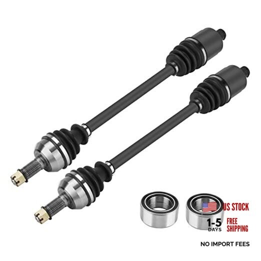 Rear Left Right CV Axle & Wheel Bearing Kit 2 Rear Axles and 2 Wheel Bearings
