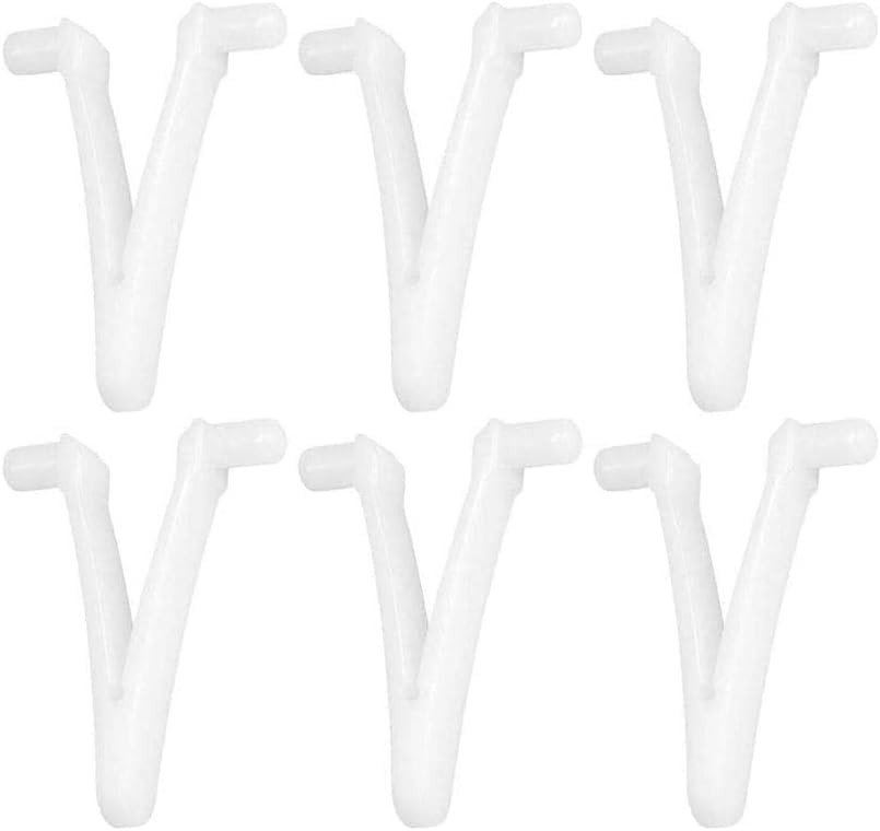 White Pool Supply V Clip – Butterfly Clip – 6Pcs