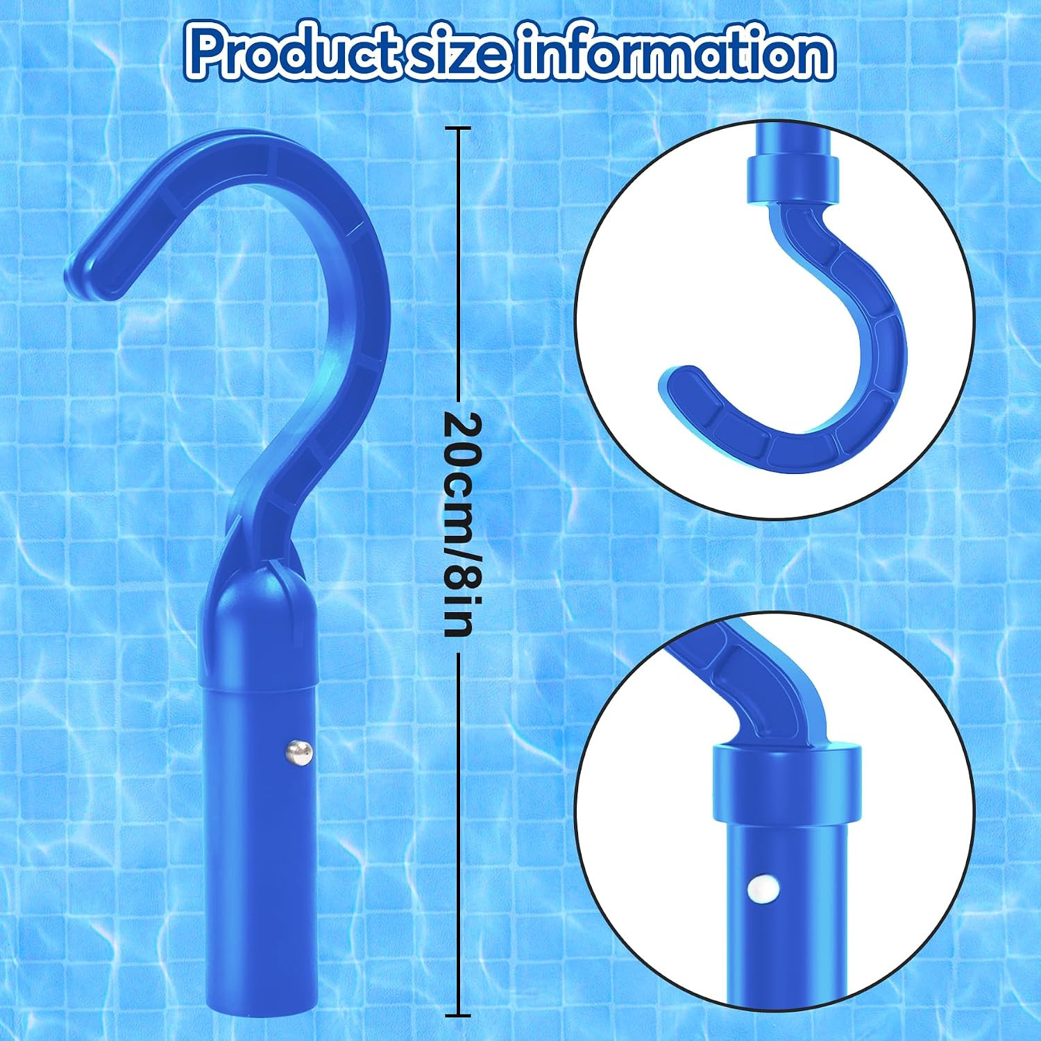 Hook for All Robotic Pool Cleaner, Accessories Bigger Hook Customized for Pool V