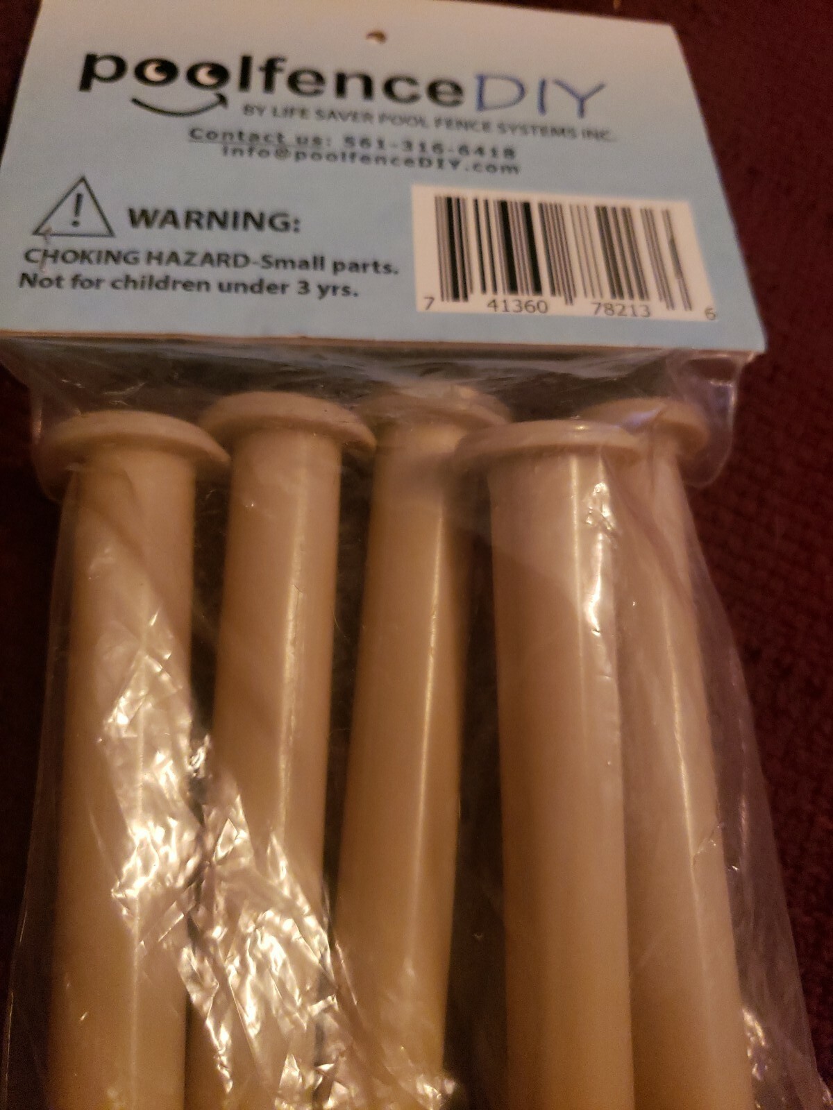 Life Saver Pool Fence 178-T5 DIY Removable Mesh Safety Fence for Pools, Tan