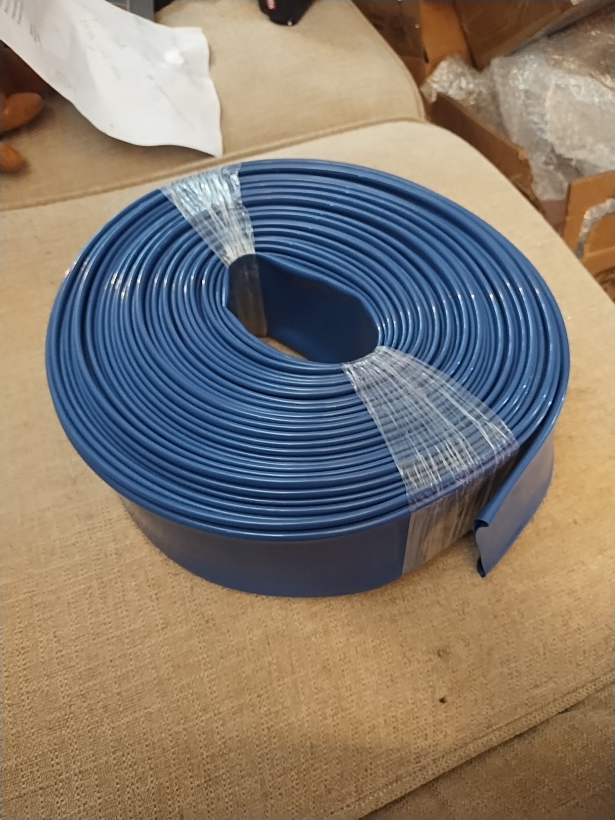 VEVOR Discharge Drain Hose 1-1/2&Prime; (1.5) x 105&prime; PVC Lay Flat- Heavy Duty Backwash