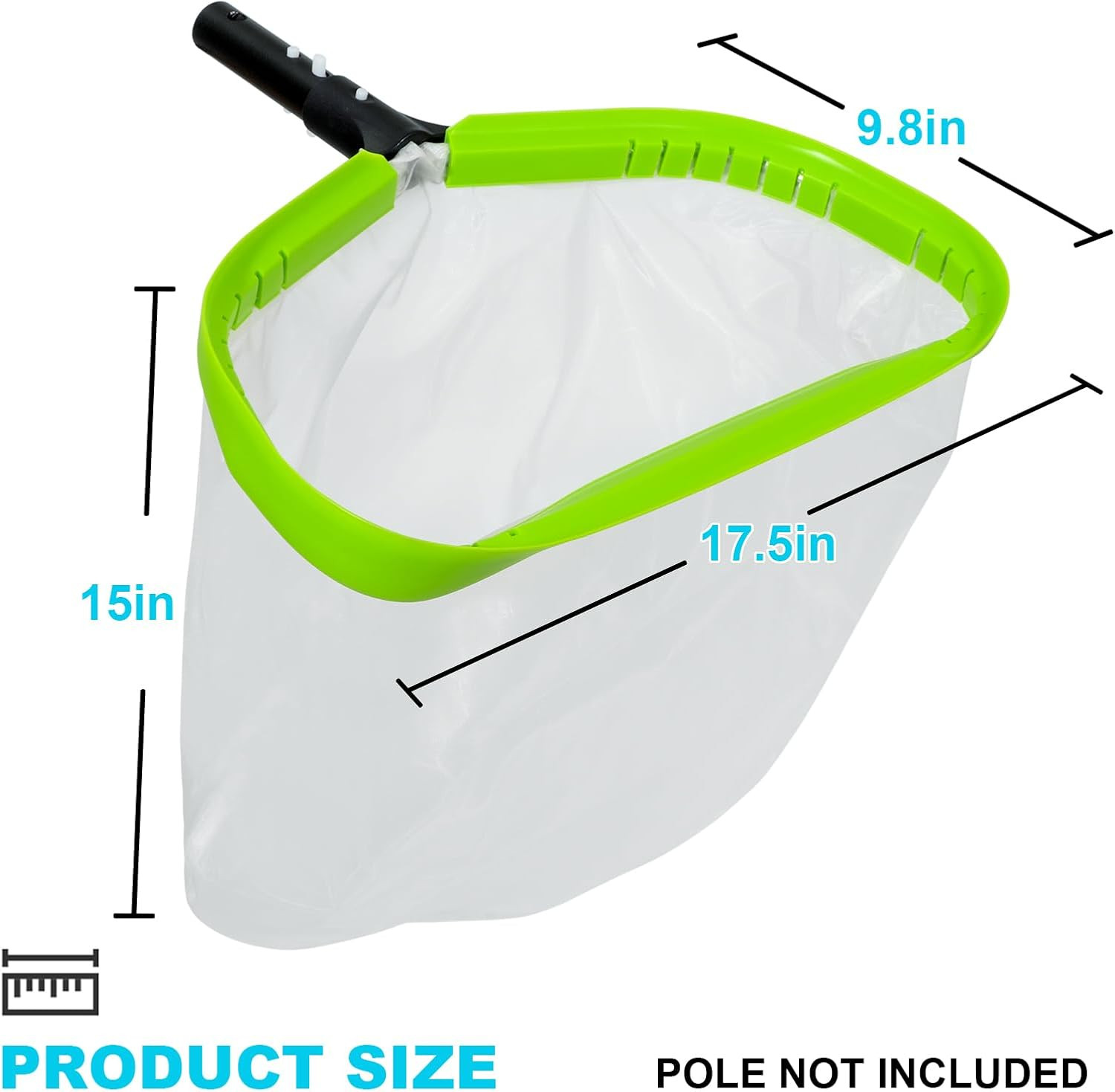 Professional Ultra Fine Mesh Pool Leaf Skimmer Net for Cleaning