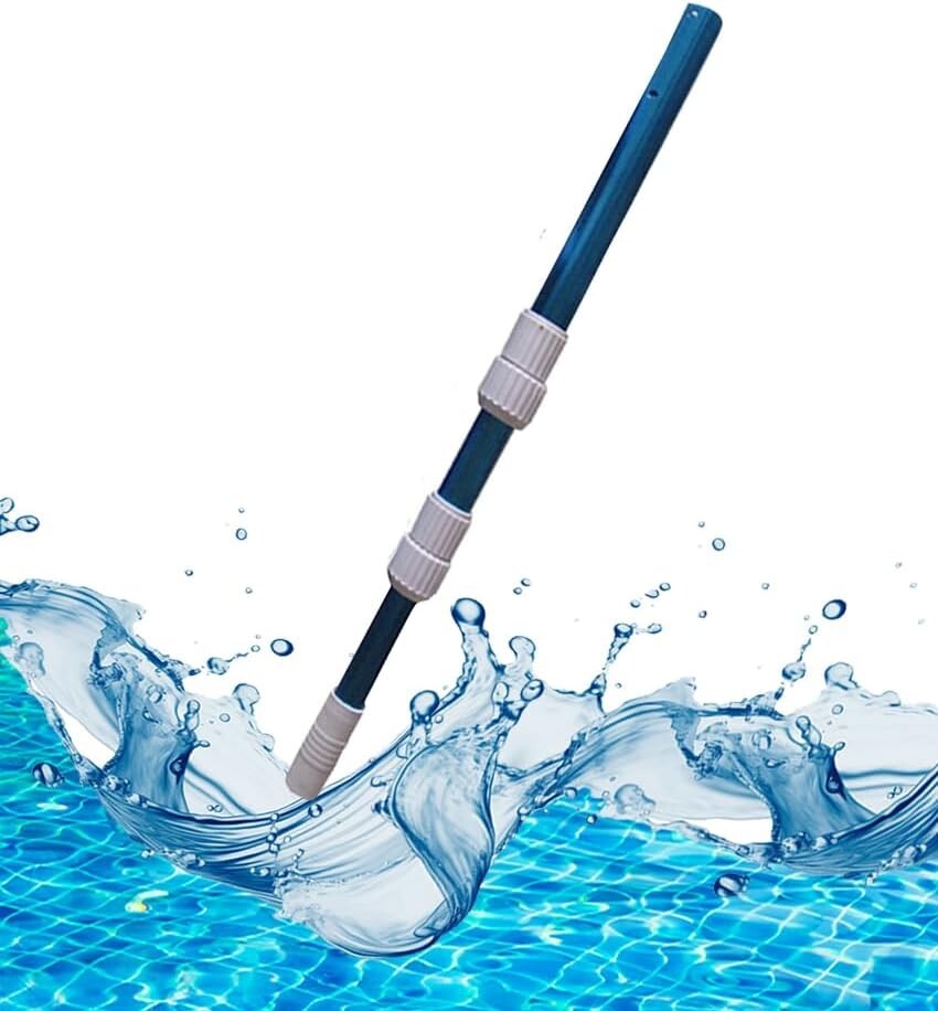 Complete Above Ground Pool Maintenance Kit – Telescoping Pole & Chlorinator