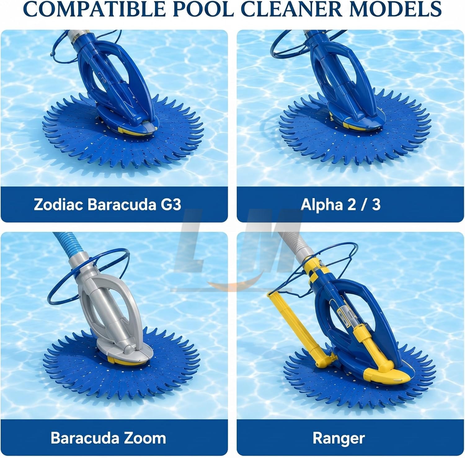 For Zodiac Baracuda G3 G4 Alpha 2 Alpha 3 W69698 Pool Cleaner Diaphragm 2 Pack