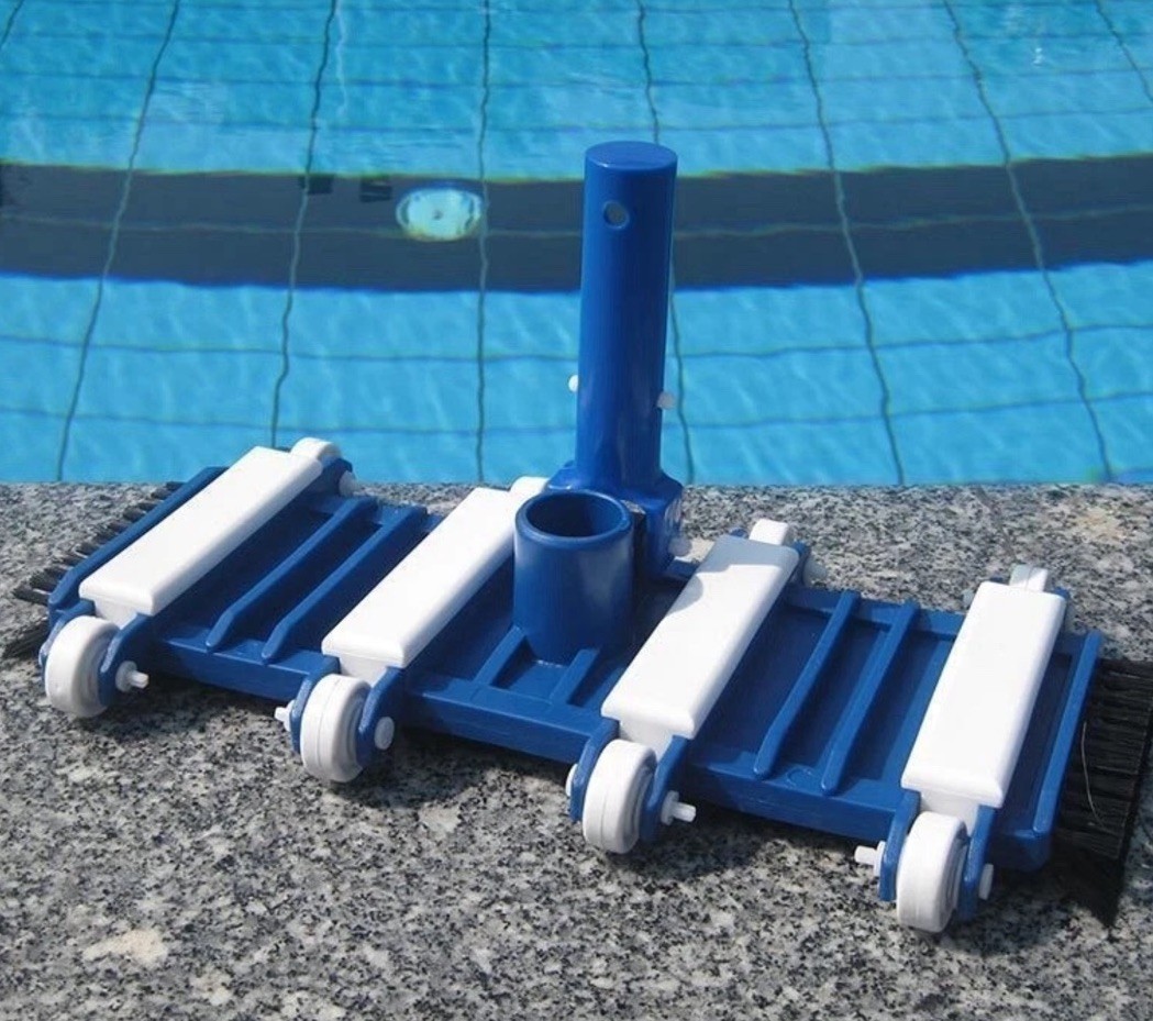 14 Inch Heavy Duty Pool Vacuum Head with Wheels for Easy Cleaning