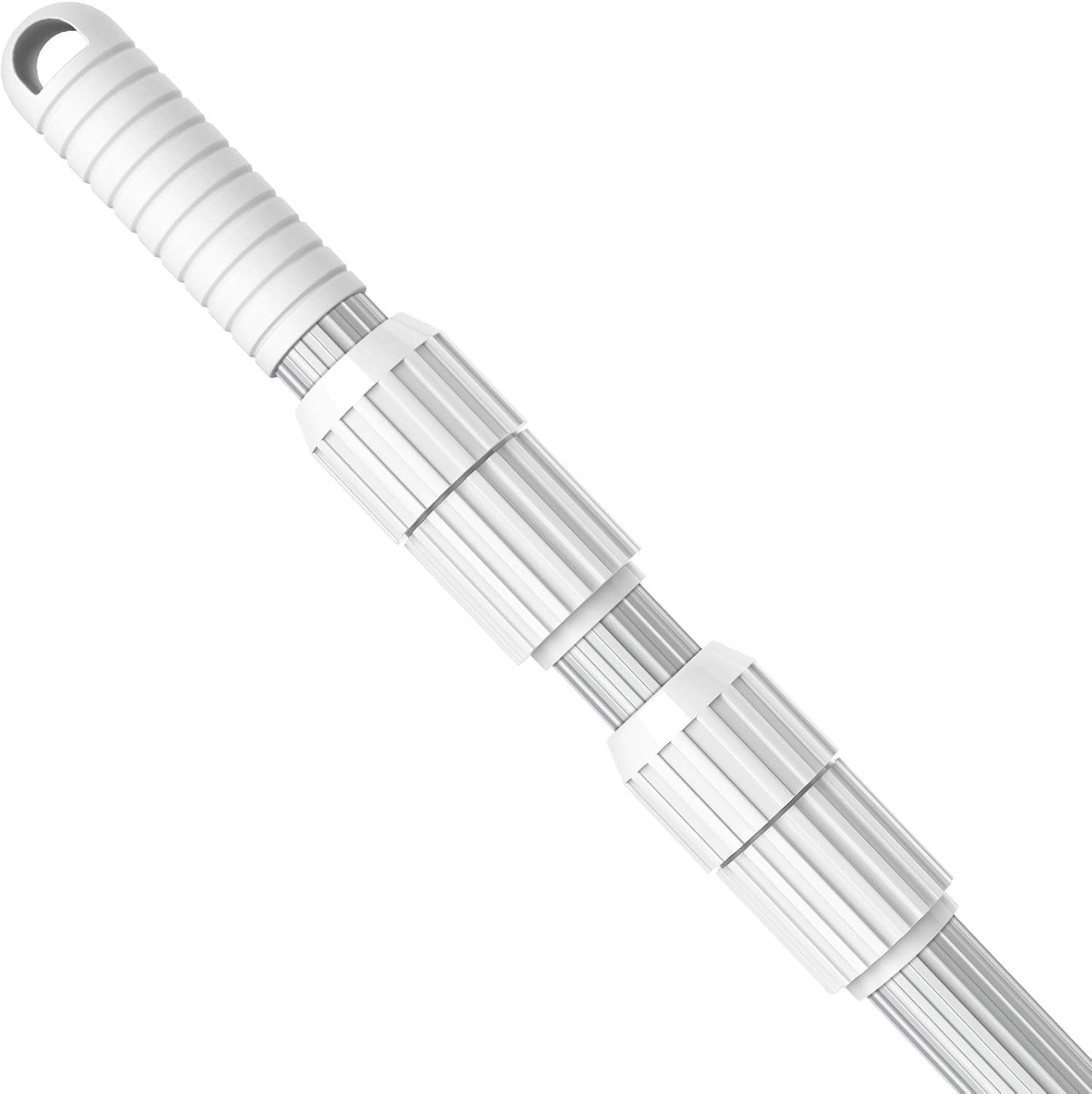 Professional 15 Foot Swimming Pool Pole Telescopic Aluminum Fits Pool Net