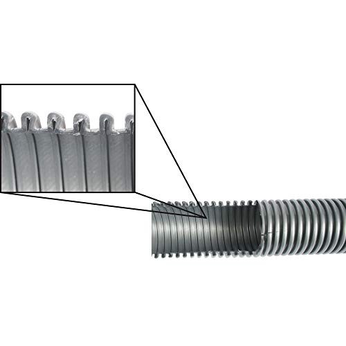 94346 50 Ft. Vacuum Hose with Accessory Set Silver 50 Ft. Hose w/ Attachments