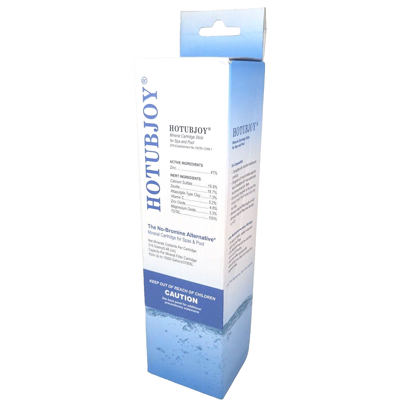 Spa/Pool Filter Mineral Cartridge Stick For Cartridge HotTubJoy 8.8inch