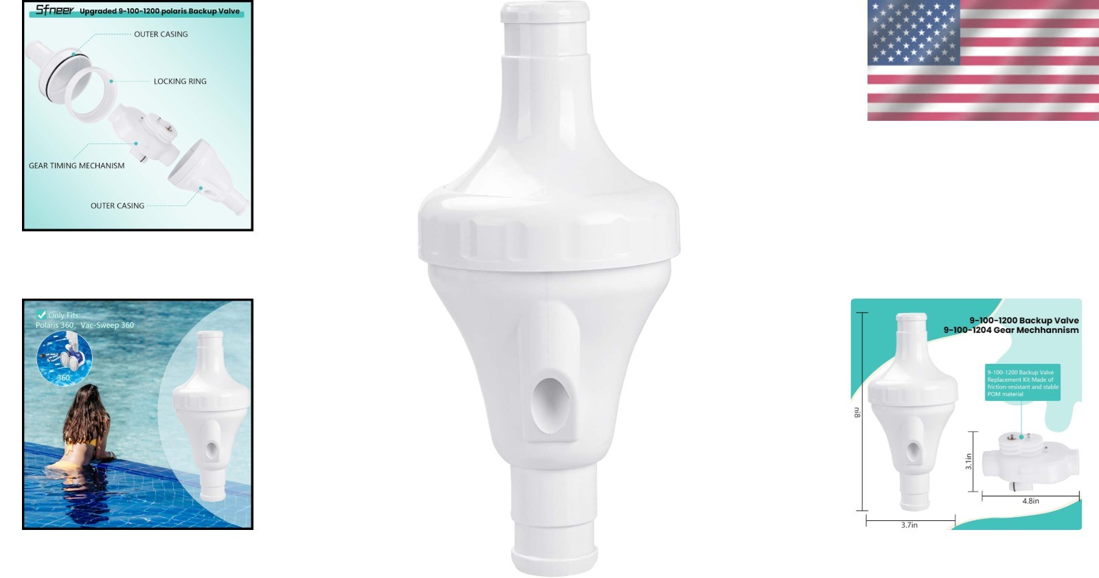 Polaris 360 Pool Cleaner Backup Valve Kit