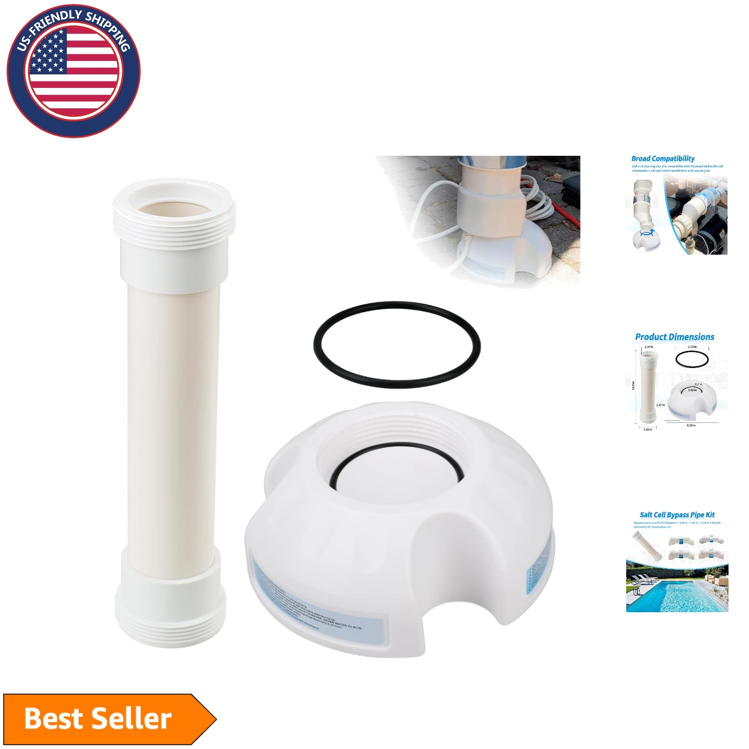 Hayward T-Cell Salt System Cleaning & Bypass Stand