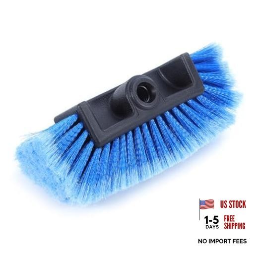10-Inch Soft Bristle Car Wash Brush Head – Auto, RV, Boat, Truck – Blue