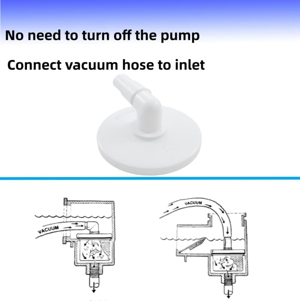 Pool Skimmer Vacuum Plate Replacement Combo Hose Elbow 6 Inch For Hayward SP1090