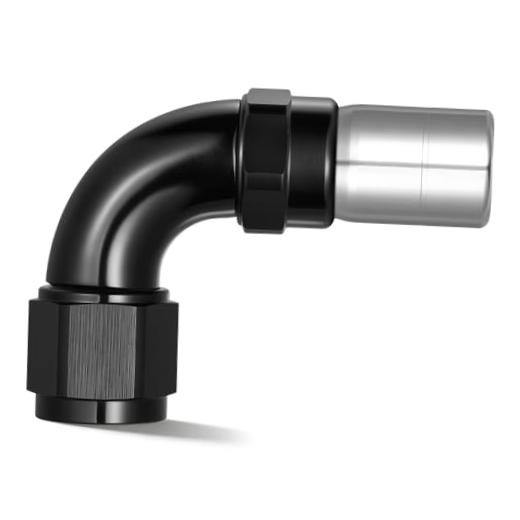 Crimp Swivel Hose End Fitting for CPE Braided Hose 8AN 90 Degree