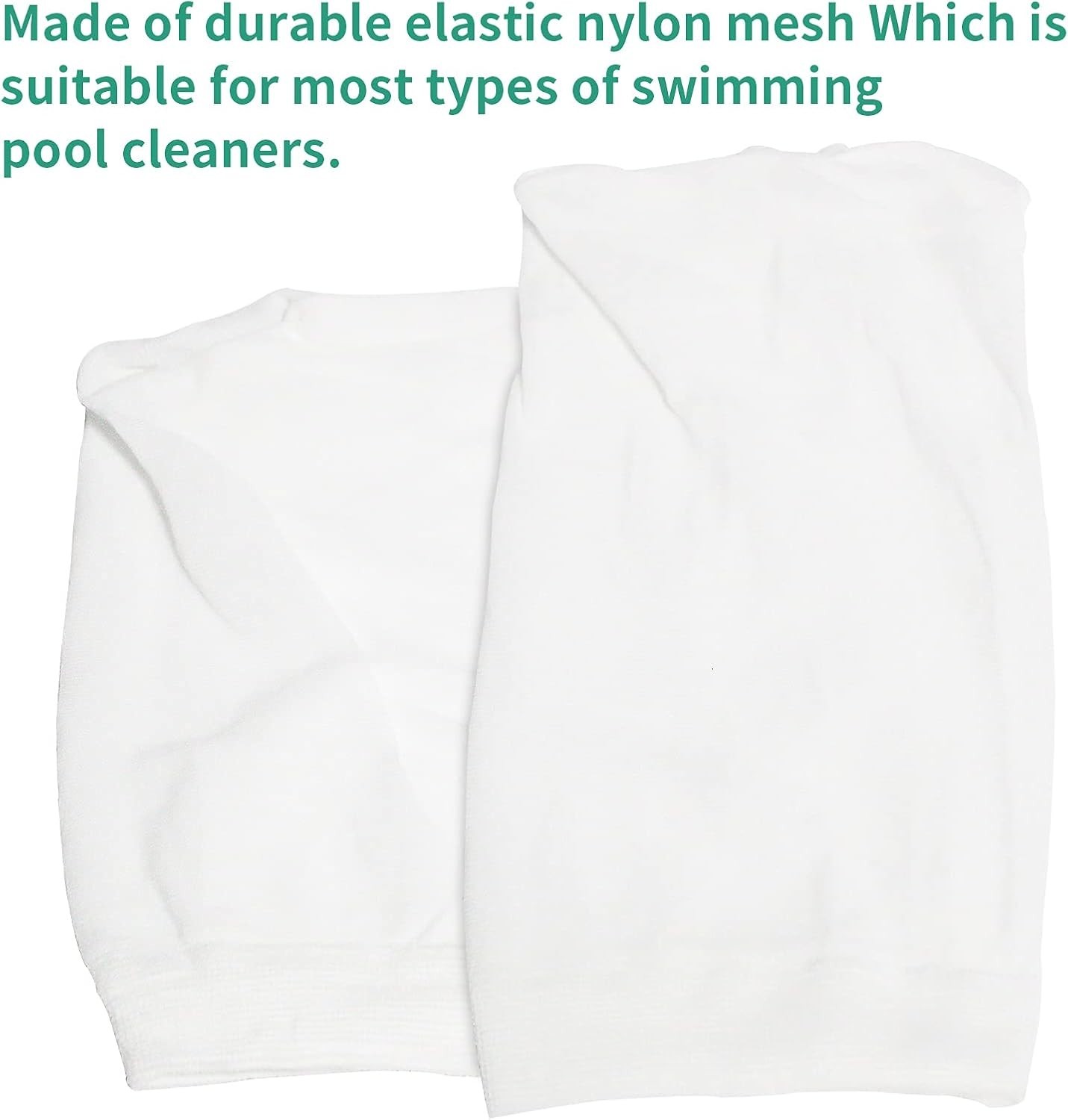 15-Pack Pool Vacuum Filter Bags for Water Tech Handheld Cleaners – White