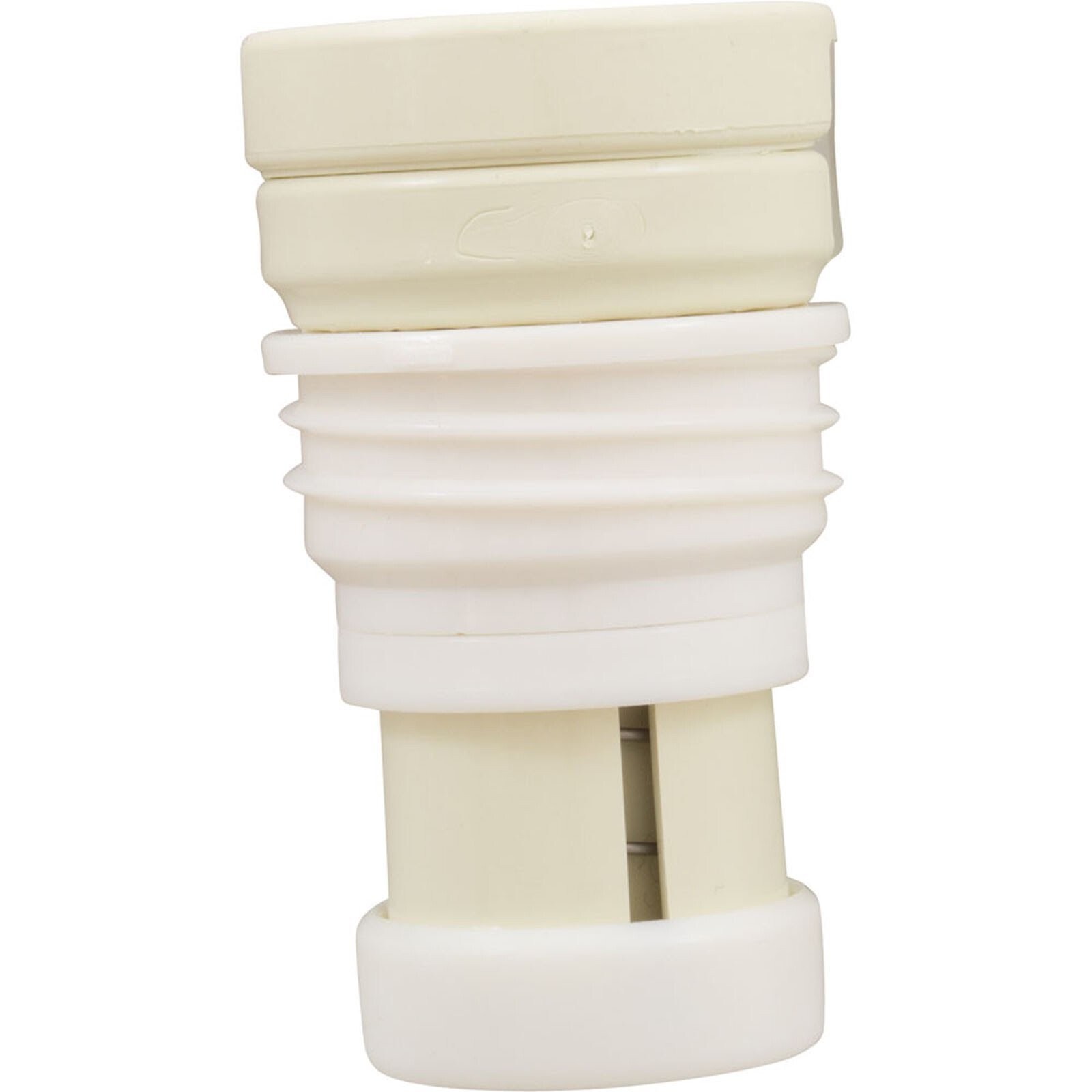 4-9-405 Zodiac High Flow Threaded Cleaning Head, Light Cream